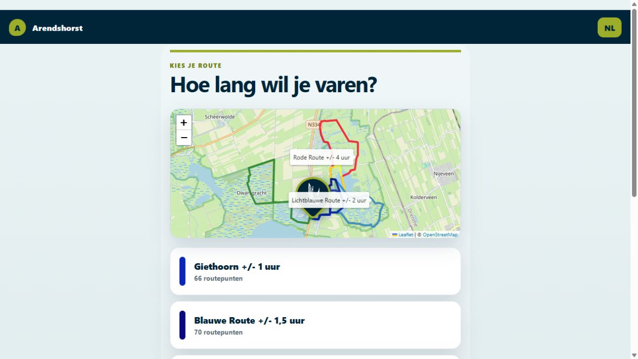All-Rentle Navigation: Giethoorn routes